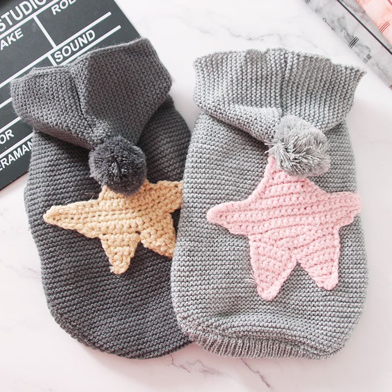 KFX-9323197 Warm and Cozy Casual Sweater for Pets - Small Padded Design, Multiple Sizes Available