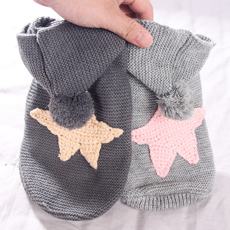 KFX-9323197 Warm and Cozy Casual Sweater for Pets - Small Padded Design, Multiple Sizes Available