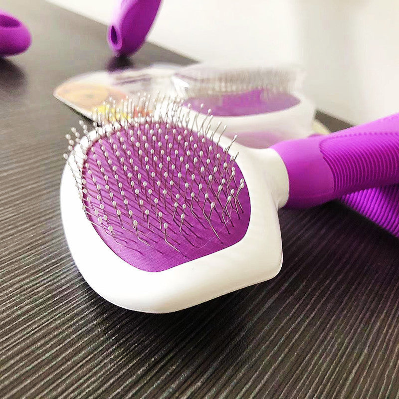 KFX-9324221 Professional Stainless Steel Grooming Comb for Cats and Dogs - Open Knot and Hair Removal Tool