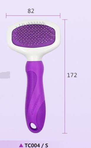 KFX-9324221 Professional Stainless Steel Grooming Comb for Cats and Dogs - Open Knot and Hair Removal Tool