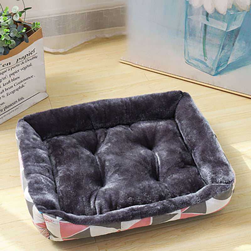 KFX-9328445 Cozy Winter Dog and Cat Bed for Small to Extra Large Pets - Comfortable and Breathable Design