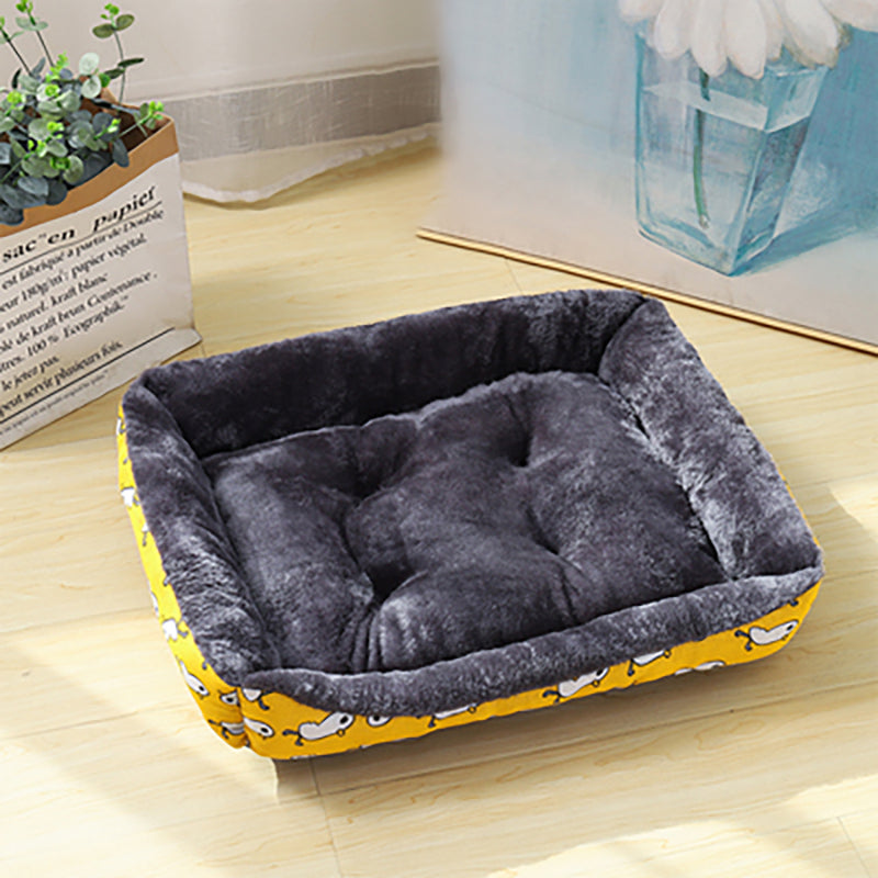 KFX-9328445 Cozy Winter Dog and Cat Bed for Small to Extra Large Pets - Comfortable and Breathable Design
