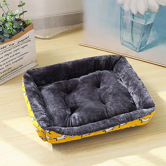 KFX-9328445 Cozy Winter Dog and Cat Bed for Small to Extra Large Pets - Comfortable and Breathable Design