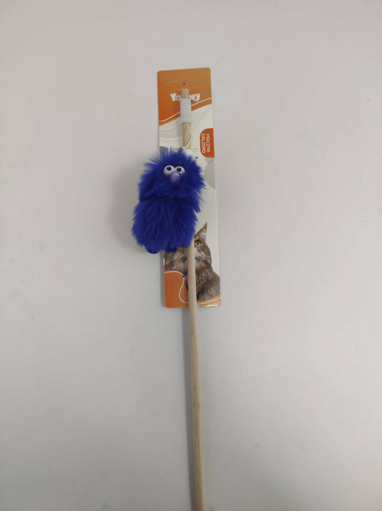 KFX-9329213 Fat Ugly Teasing Cat Stick - Interactive Fun for Playful Cats