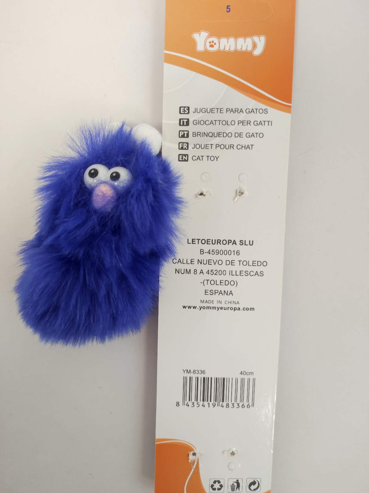 KFX-9329213 Fat Ugly Teasing Cat Stick - Interactive Fun for Playful Cats