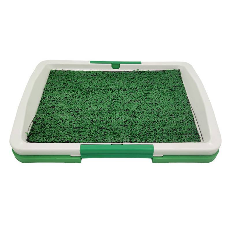 KFX-9331645 Indoor Three-Layer Dog Grass Potty Trainer for Puppies and Small Pets