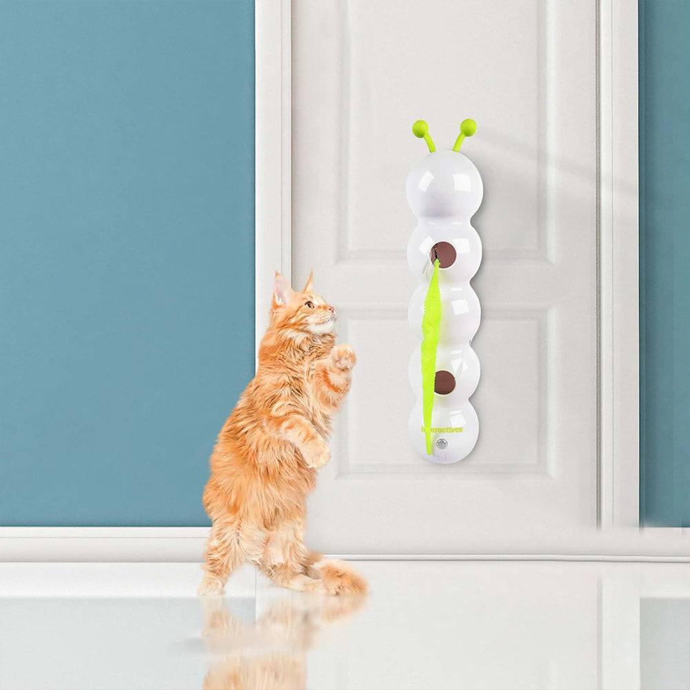 KFX-9333437 Automatic Interactive Cat Toy with Tail Motion and Suction Cup Attachment