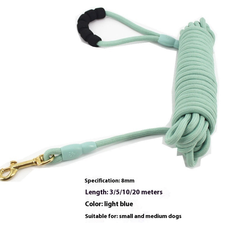 KFX-9333949 Multi-Color Durable Nylon Pet Hand Grip Rope for Walking and Training