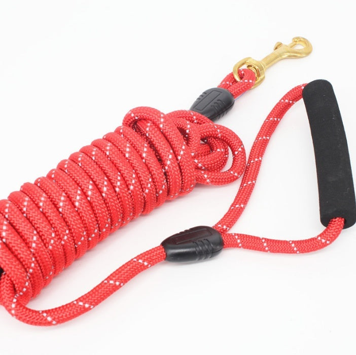 KFX-9333949 Multi-Color Durable Nylon Pet Hand Grip Rope for Walking and Training