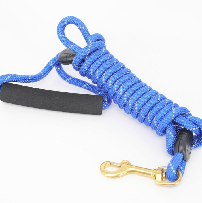 KFX-9333949 Multi-Color Durable Nylon Pet Hand Grip Rope for Walking and Training