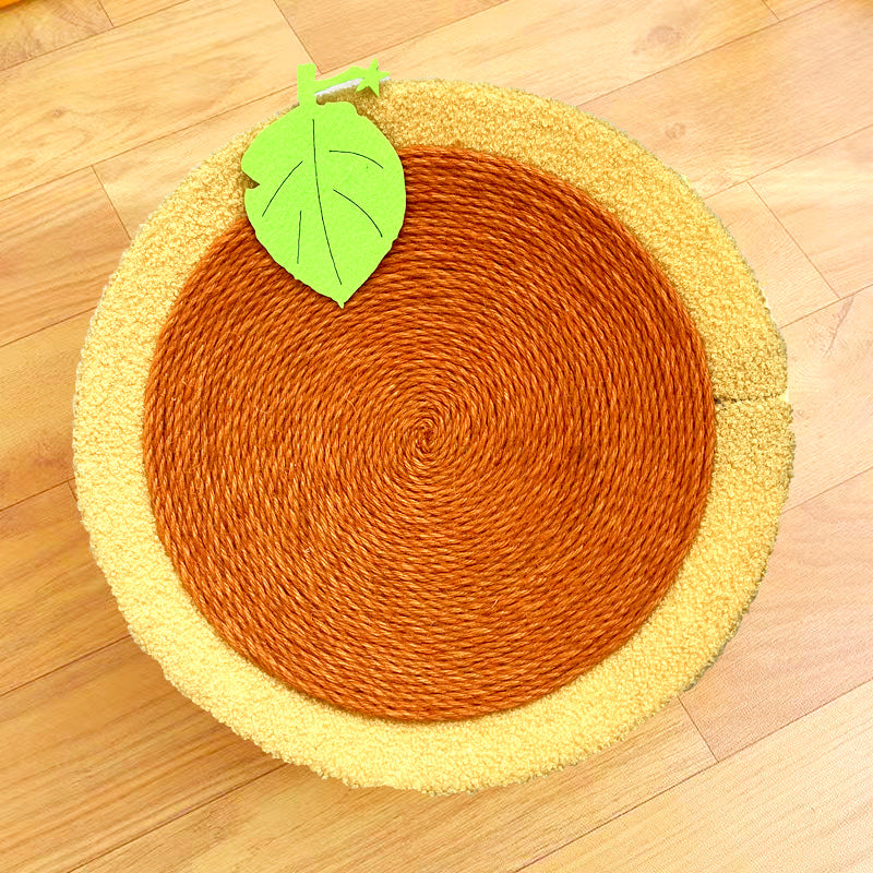 KFX-9334333 Sisal Cat Scratch Board Nest - Wear-Resistant Cloth, 43x43cm, Ideal for Cats