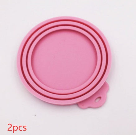 KFX-9335613 Silicone Food Can Cover for Dogs and Cats - Sealing Solution for 65mm, 75mm, and 85mm Cans