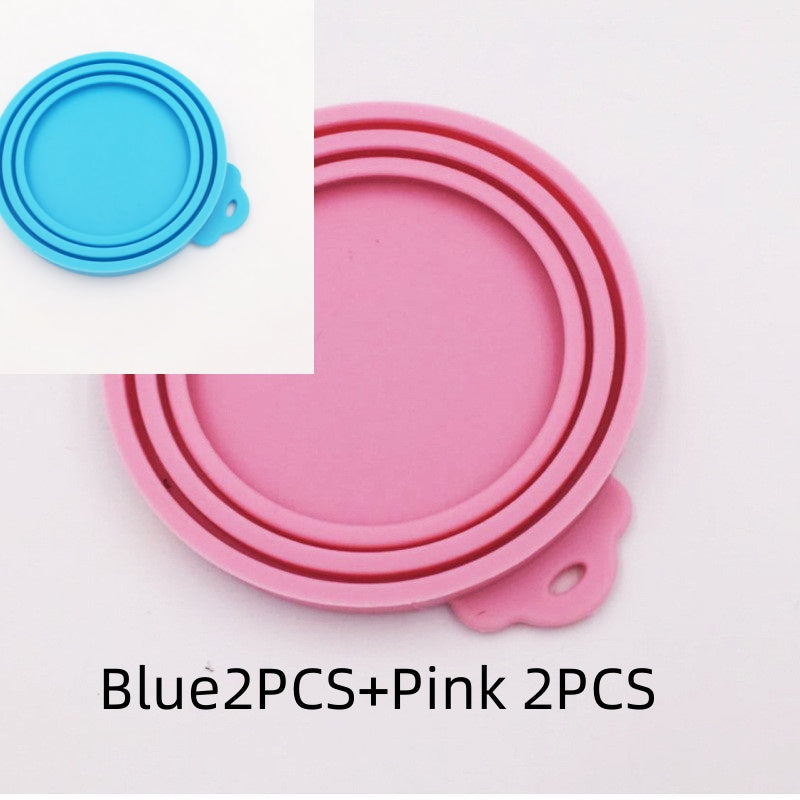 KFX-9335613 Silicone Food Can Cover for Dogs and Cats - Sealing Solution for 65mm, 75mm, and 85mm Cans