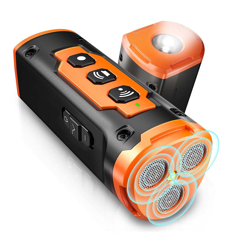 KFX-9337405 Ultrasonic Dog Bark Control Device with LED Flashlight - Effective Bark Deterrent for Dogs