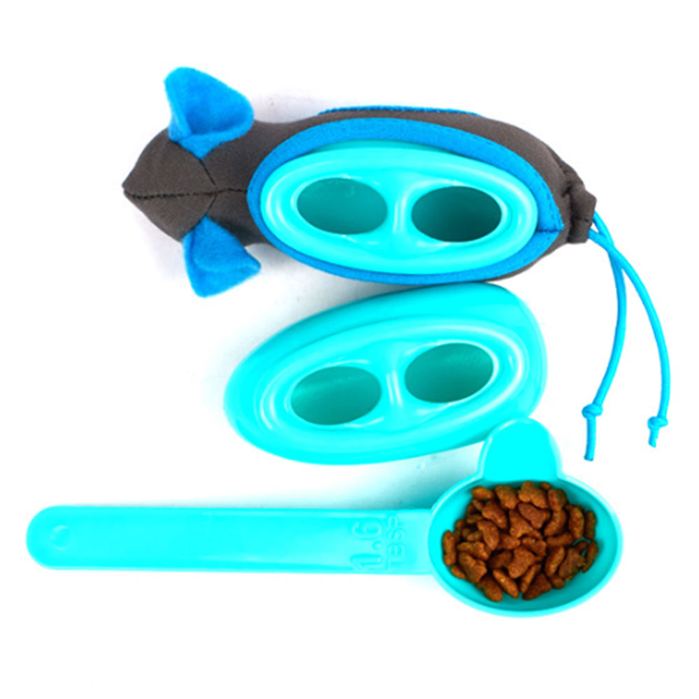 KFX-9337917 Interactive Cat Toy Set with Food Grooves for Engaging Playtime and Training