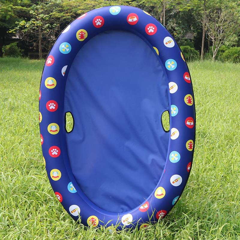 KFX-9341757 Inflatable Dog Swimming Pool Hammock - Portable Pet Floating Bed for Summer Fun