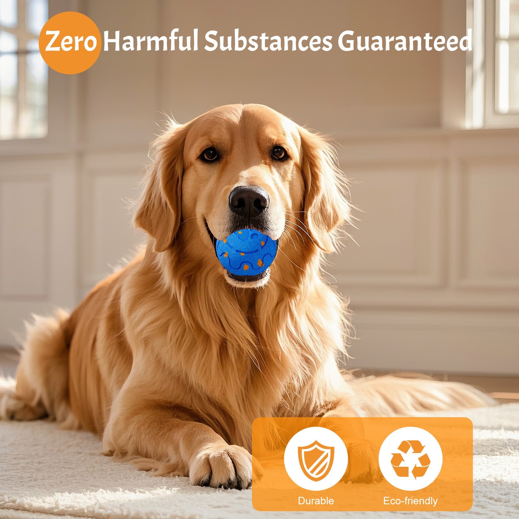KFX-9342525 Interactive Nibbling Toy with Automatic Bounce and Rotation Functions for Pets