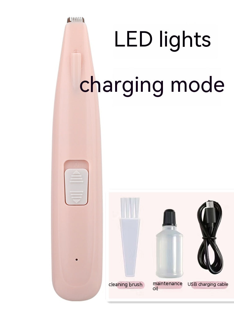 KFX-9345469 Pet Hair Clipper for Cats and Dogs - Rechargeable Electric Shaver, ABS Plastic, 6.5W Power