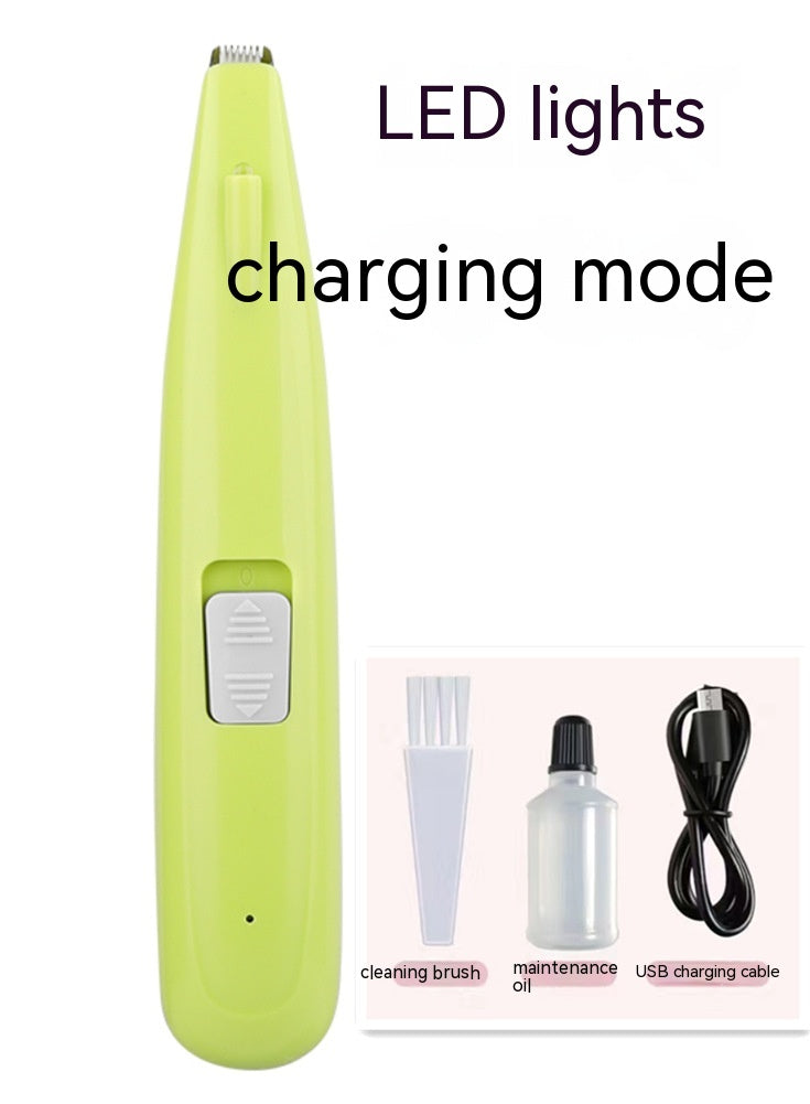 KFX-9345469 Pet Hair Clipper for Cats and Dogs - Rechargeable Electric Shaver, ABS Plastic, 6.5W Power