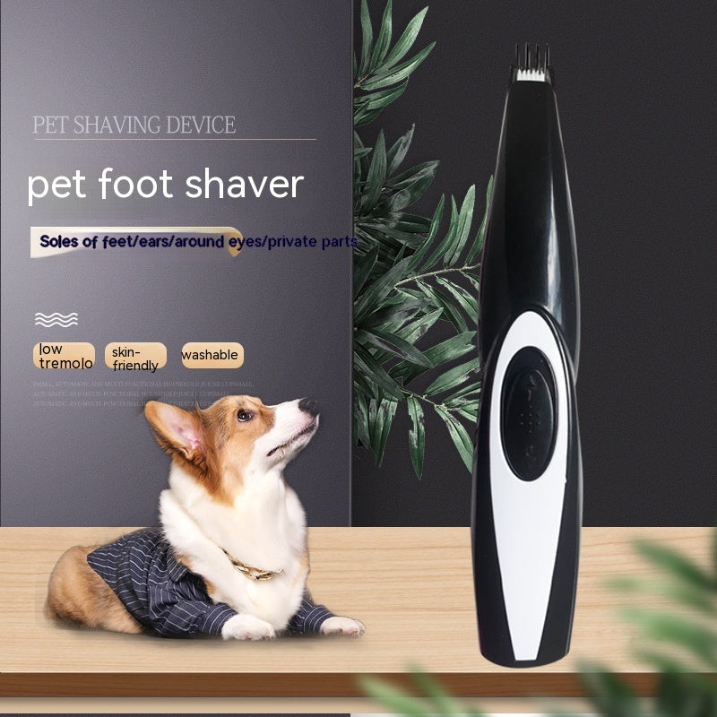 KFX-9345469 Pet Hair Clipper for Cats and Dogs - Rechargeable Electric Shaver, ABS Plastic, 6.5W Power