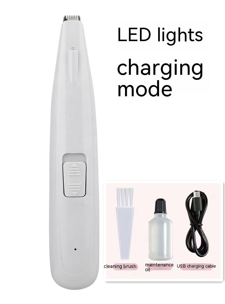 KFX-9345469 Pet Hair Clipper for Cats and Dogs - Rechargeable Electric Shaver, ABS Plastic, 6.5W Power