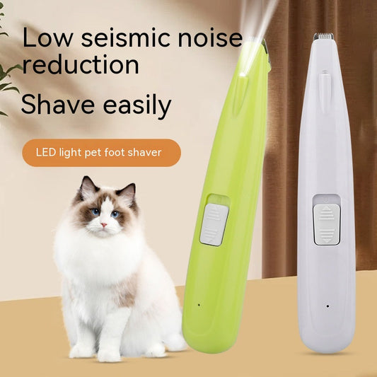 KFX-9345469 Pet Hair Clipper for Cats and Dogs - Rechargeable Electric Shaver, ABS Plastic, 6.5W Power