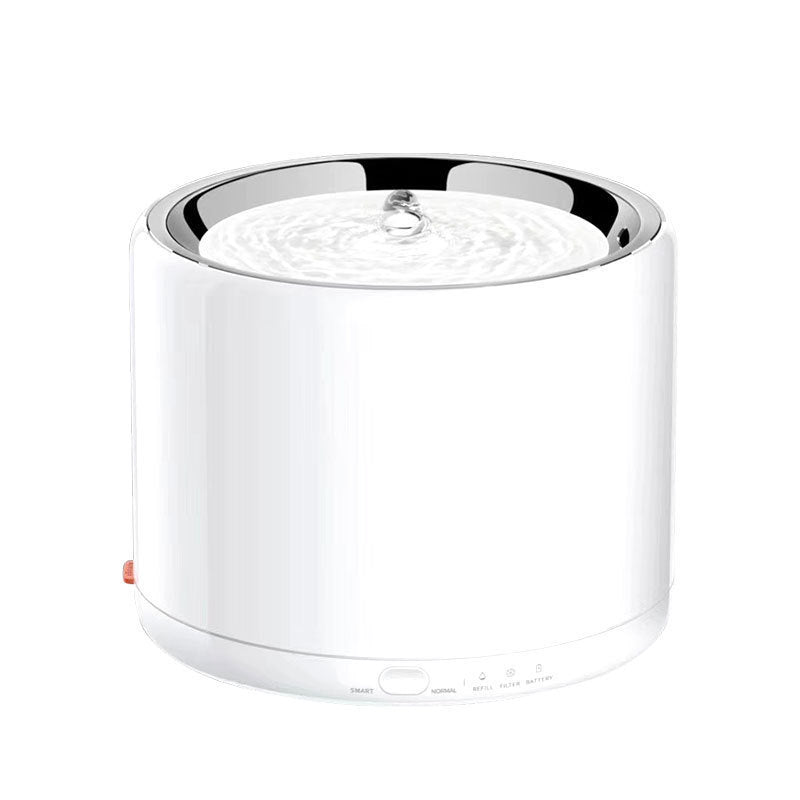 KFX-9345725 Automatic Dog and Cat Water Fountain, Detachable Plastic Design, Non-Induction Dispenser, 180mm x 180mm x 155mm