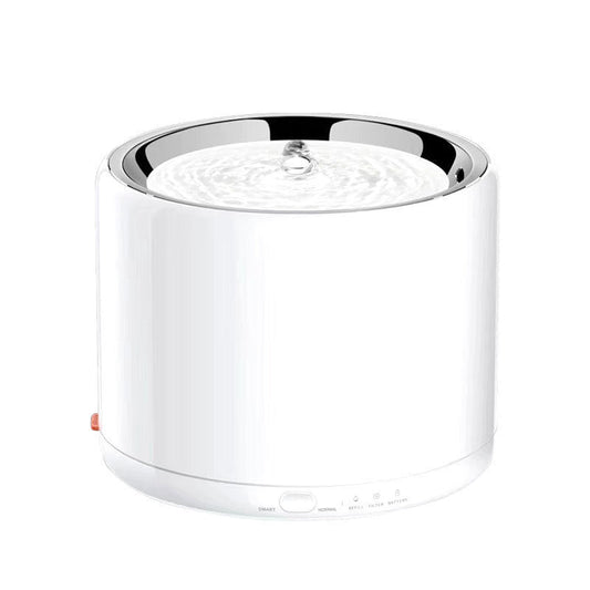 KFX-9345725 Automatic Dog and Cat Water Fountain, Detachable Plastic Design, Non-Induction Dispenser, 180mm x 180mm x 155mm