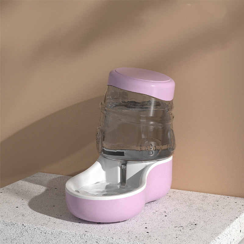 KFX-9345853 Automatic Cat and Dog Feeder with 3.3L Water Dispenser and Crooked Neck Design