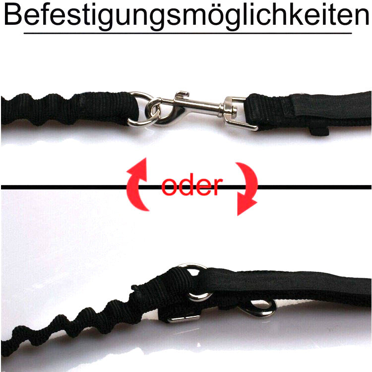 KFX-9347133 Dog Harness with Detachable Bicycle Traction Chain for Walks and Rides