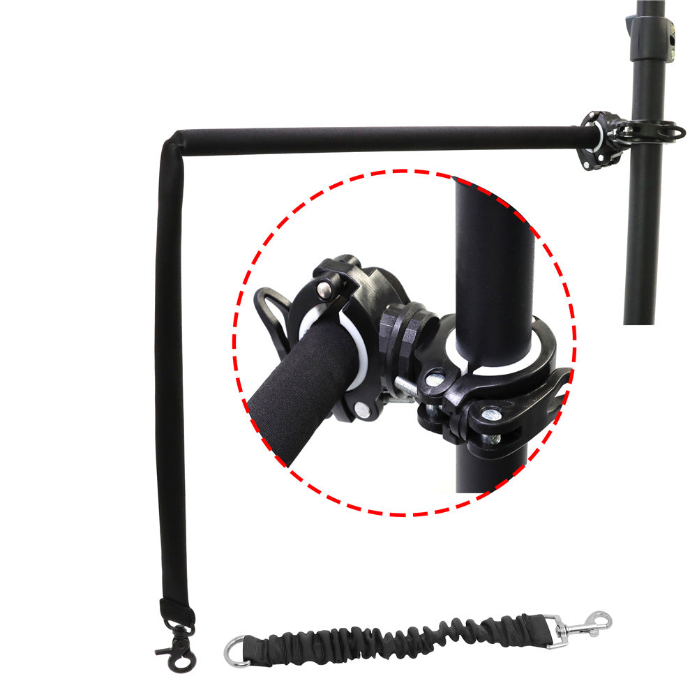 KFX-9347133 Dog Harness with Detachable Bicycle Traction Chain for Walks and Rides