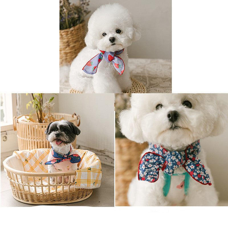KFX-9347261 Cute Pet Bib Scarf for Dogs and Cats – Multiple Styles Available in Polyester