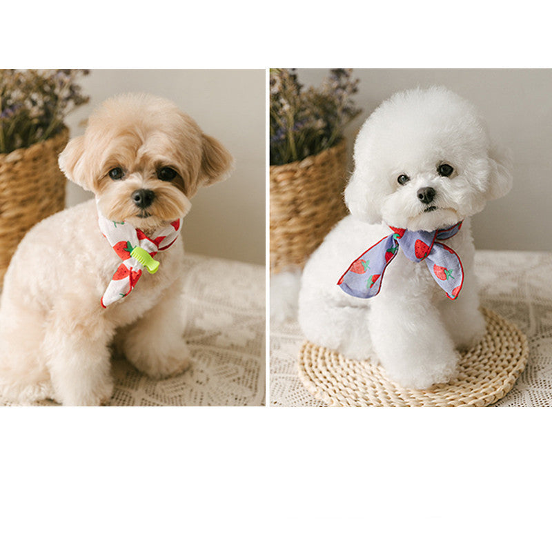 KFX-9347261 Cute Pet Bib Scarf for Dogs and Cats – Multiple Styles Available in Polyester