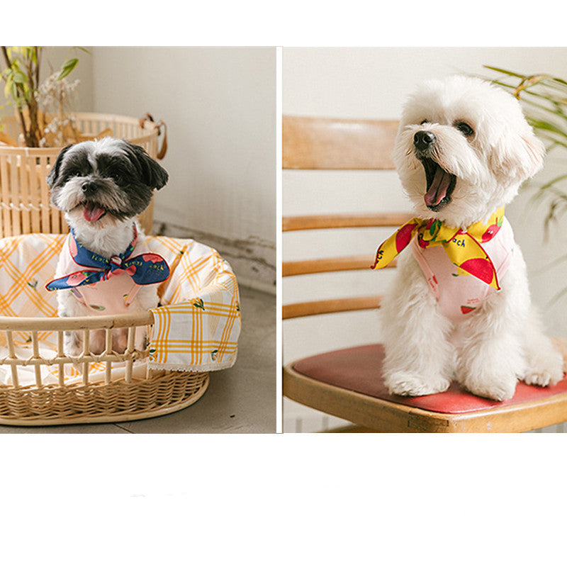 KFX-9347261 Cute Pet Bib Scarf for Dogs and Cats – Multiple Styles Available in Polyester