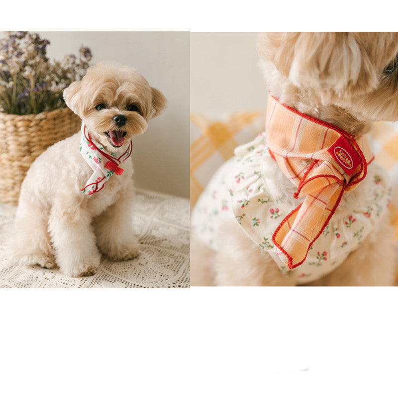 KFX-9347261 Cute Pet Bib Scarf for Dogs and Cats – Multiple Styles Available in Polyester
