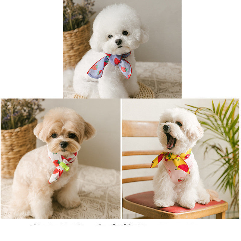 KFX-9347261 Cute Pet Bib Scarf for Dogs and Cats – Multiple Styles Available in Polyester