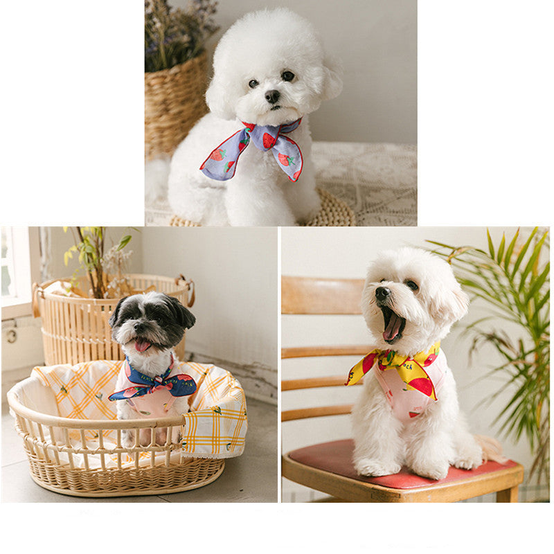 KFX-9347261 Cute Pet Bib Scarf for Dogs and Cats – Multiple Styles Available in Polyester