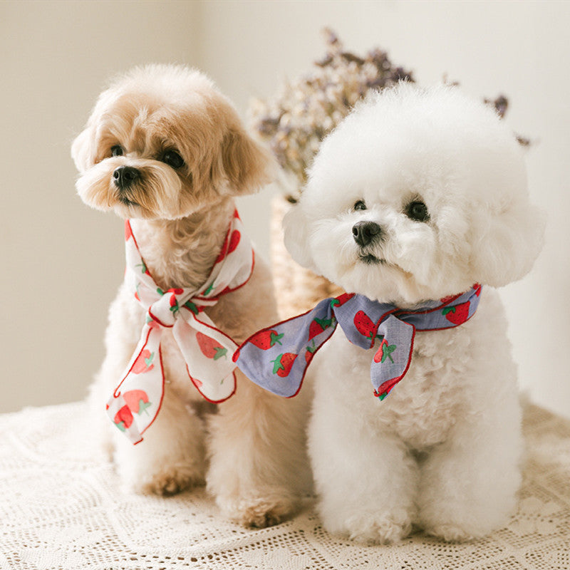 KFX-9347261 Cute Pet Bib Scarf for Dogs and Cats – Multiple Styles Available in Polyester