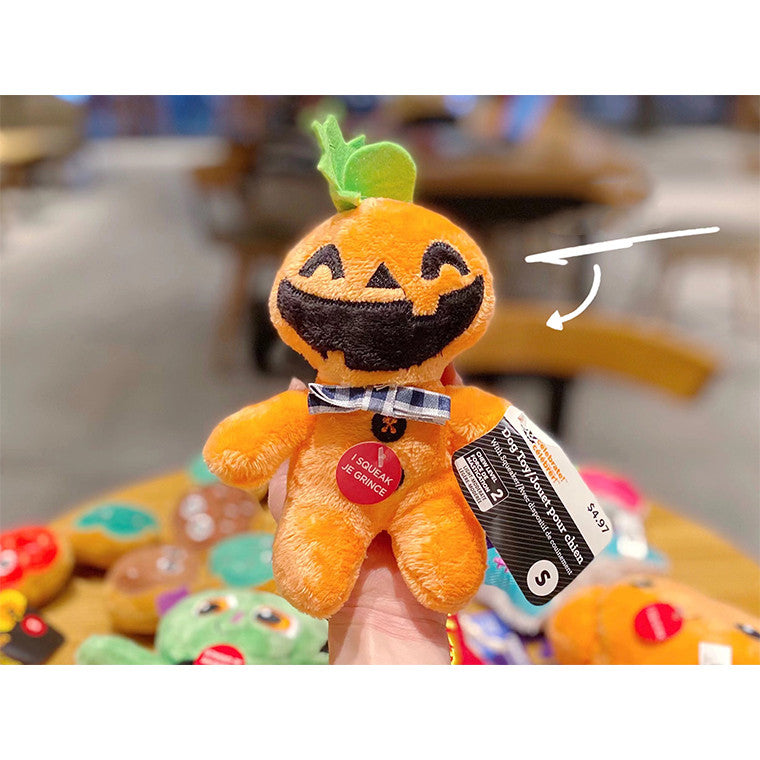 KFX-9350461 Halloween Sounding Toy for Dogs - Skeleton Jack Pumpkin Design