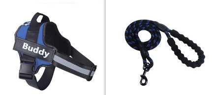KFX-9351485 Comfortable Pet Leash and Chest Strap Set for Small to Large Pets