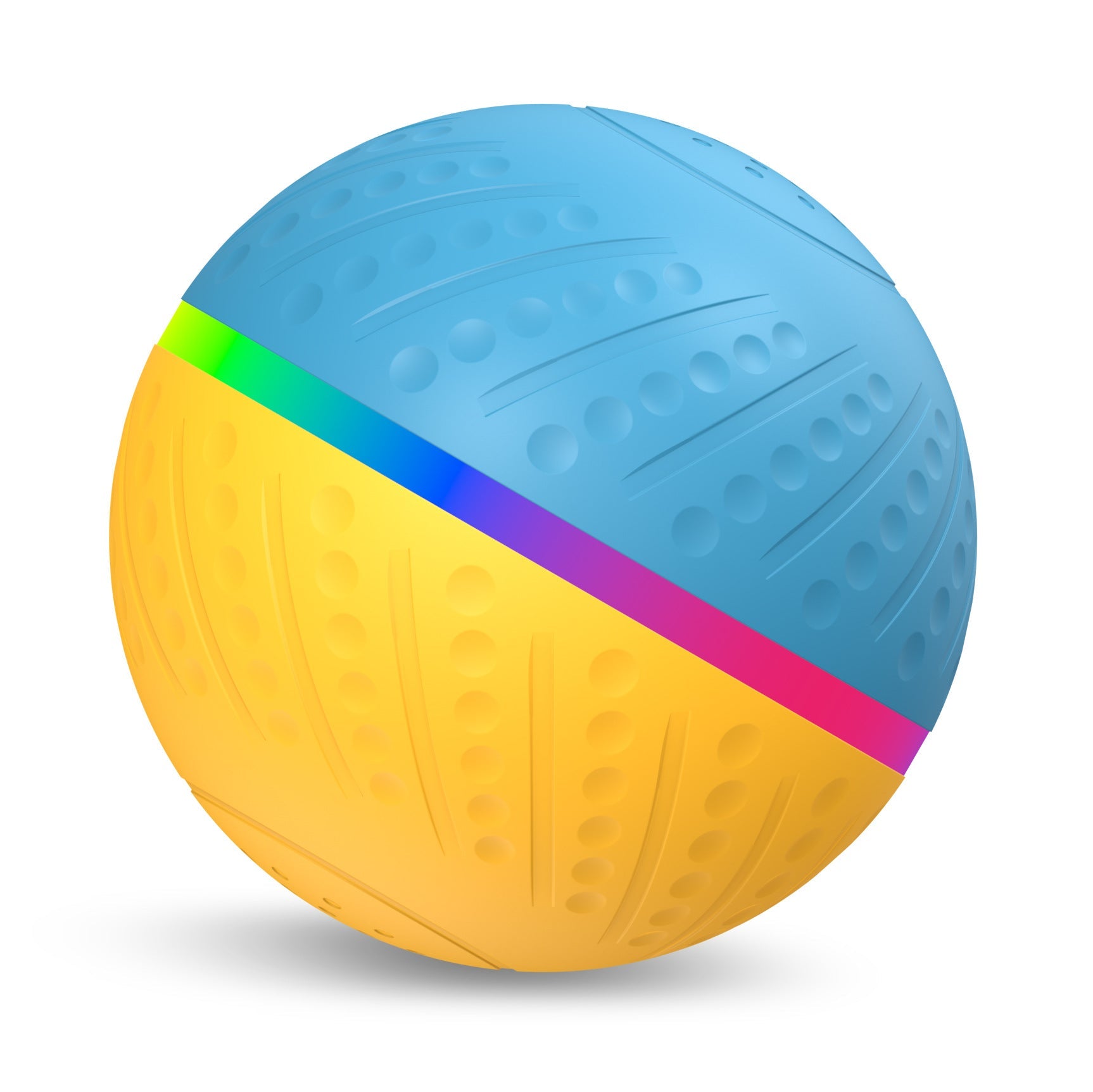 KFX-9354045 Remote Control Interactive Anti-stuffy Intelligent Toy Ball for Pets - Bite-Resistant Silicone Fun