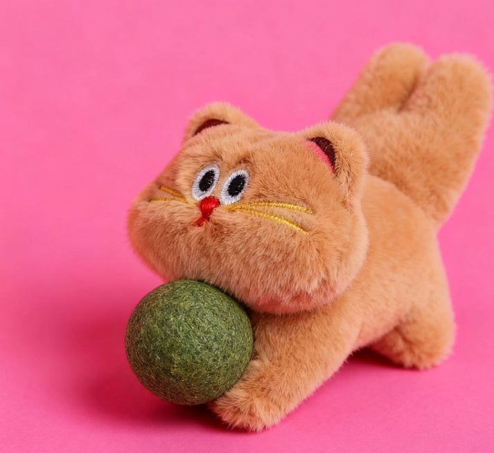 KFX-9355069 Catnip Plush Toy for Cats - Scratch-Resistant and Bite-Resistant Pet Accessory