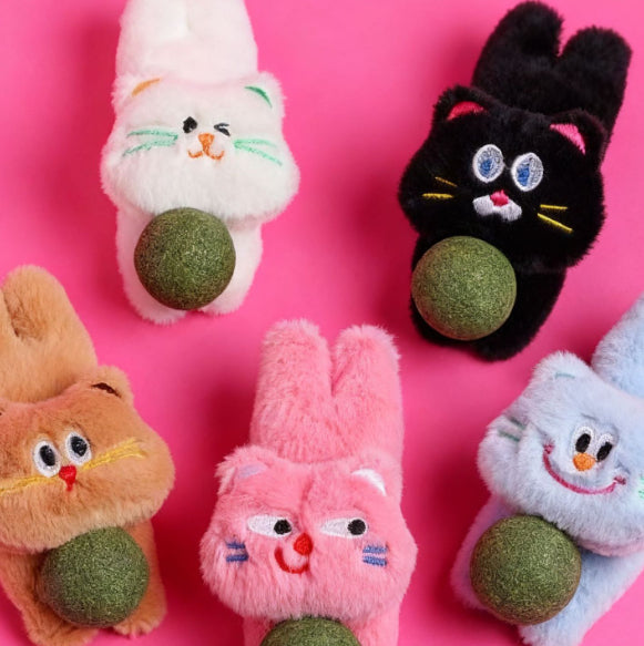 KFX-9355069 Catnip Plush Toy for Cats - Scratch-Resistant and Bite-Resistant Pet Accessory