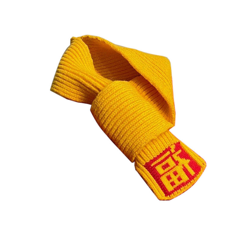 KFX-9355965 Casual Festive Red Pet Sweater for New Year Celebrations - Perfect for Year of the Ox
