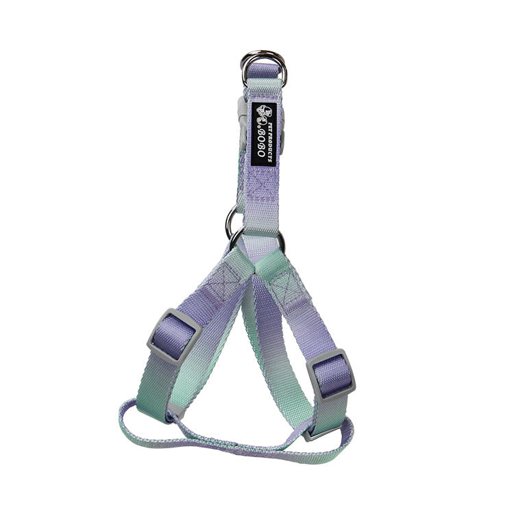 KFX-9360445 Gradient Color Dog Leash Set - Lightweight Nylon with Multiple Color Options