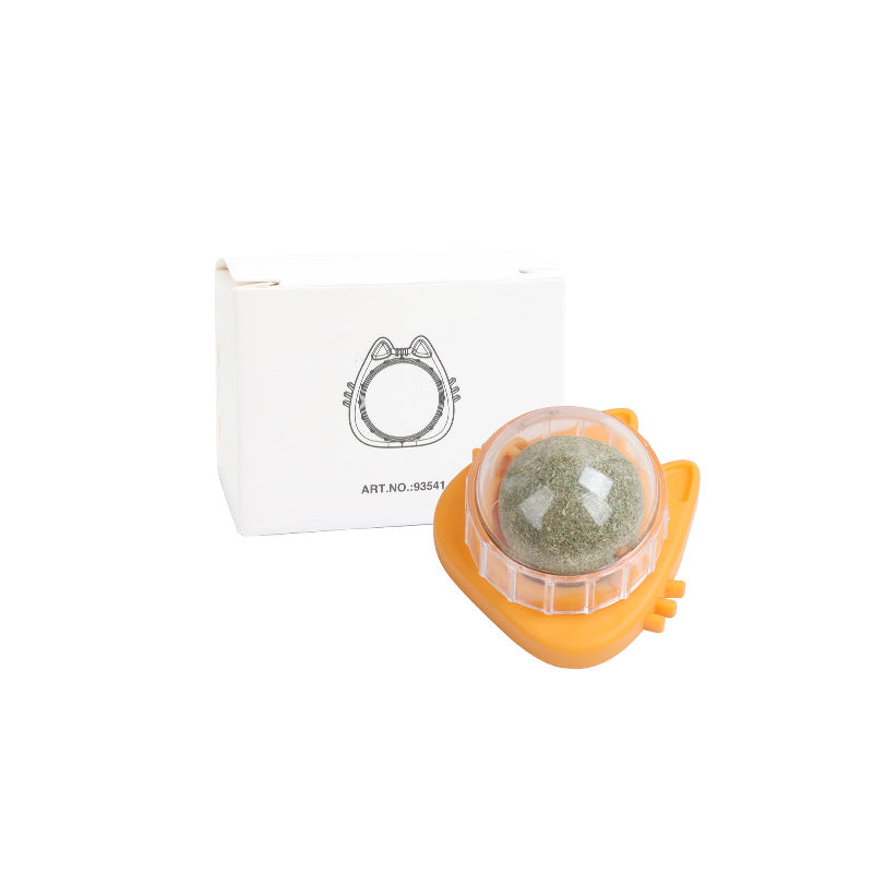 KFX-9361981 Cat Mint Ball Chew Toy - Zihi Molar Toy in Various Colors for Dental Health