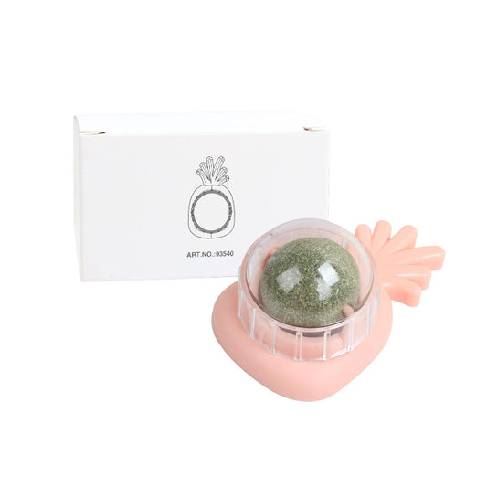 KFX-9361981 Cat Mint Ball Chew Toy - Zihi Molar Toy in Various Colors for Dental Health