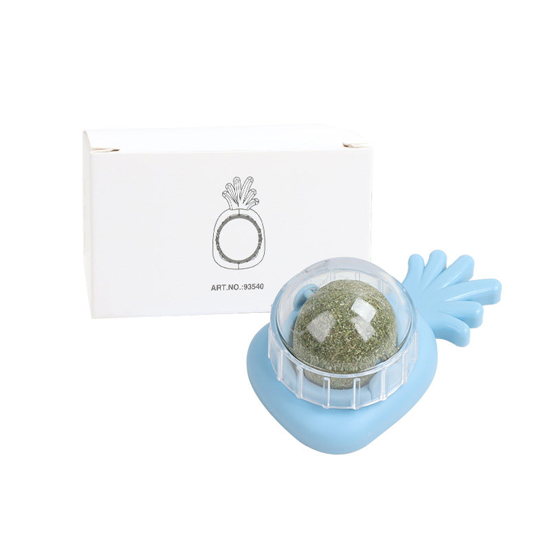 KFX-9361981 Cat Mint Ball Chew Toy - Zihi Molar Toy in Various Colors for Dental Health