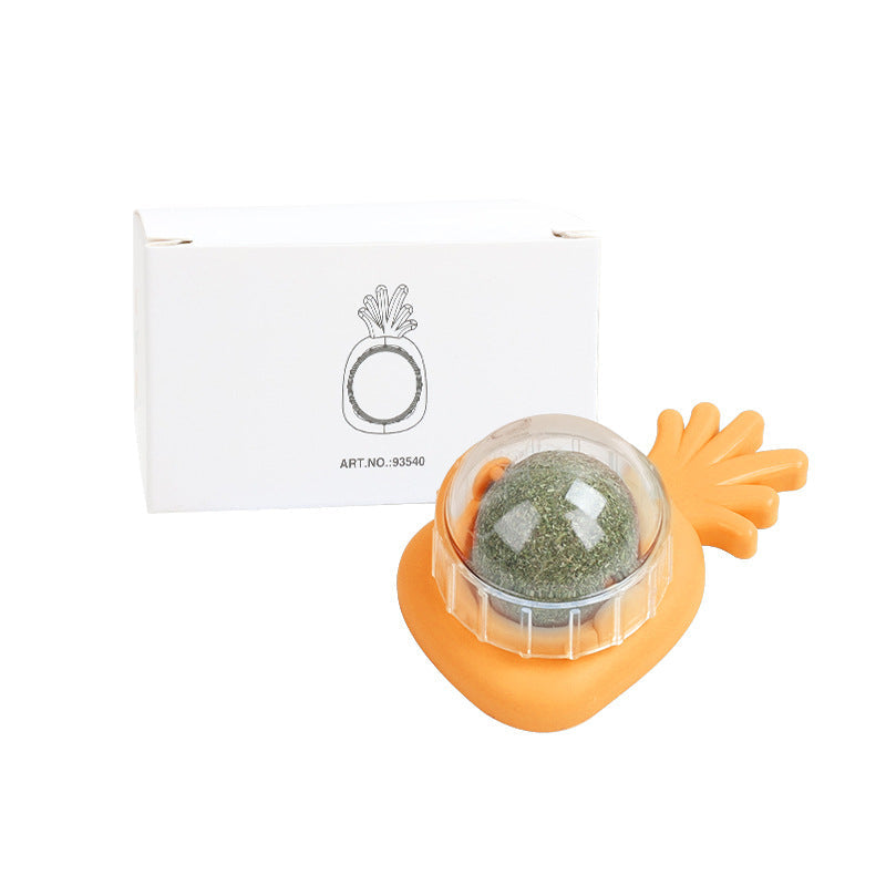KFX-9361981 Cat Mint Ball Chew Toy - Zihi Molar Toy in Various Colors for Dental Health
