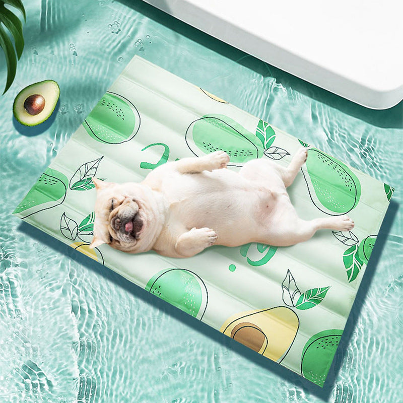 KFX-9363005 Washable Summer Mat for Pets - Comfortable Oxford Cloth with Non-Toxic Gel for Dogs & Cats in Various Fun Designs